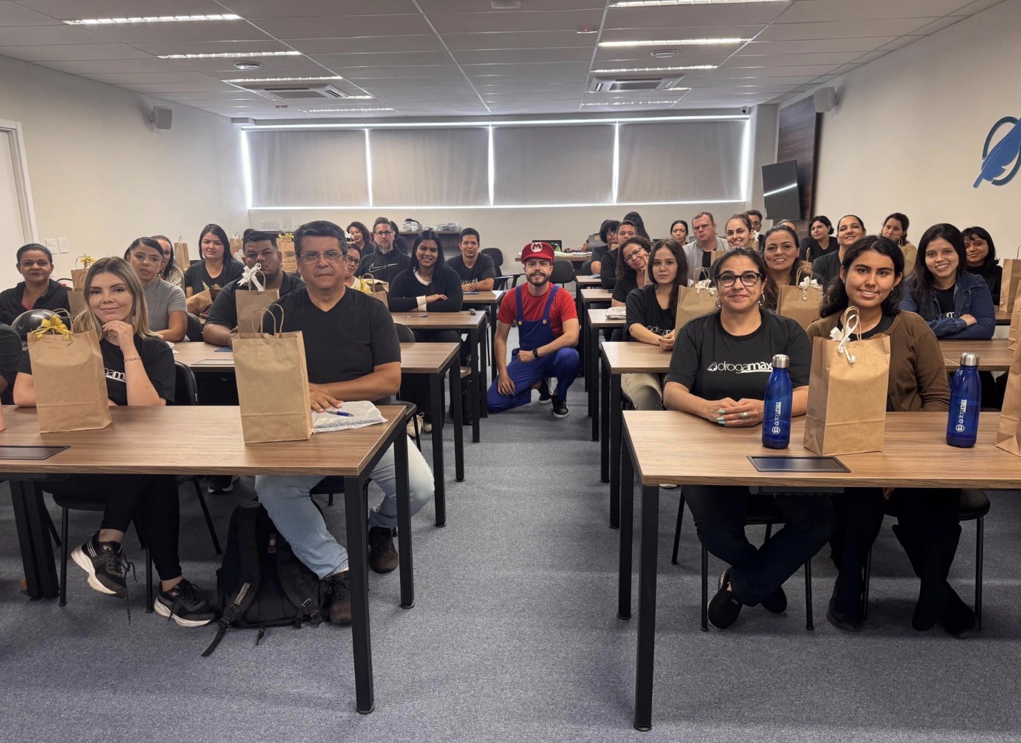 Turma durante treinamento in company conduzido por Yan Bittencourt